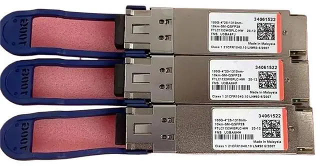 Alt view image 2 of 3 - 1pcs QSFP28 1310NM 100G 10KM Transceiver 100G-4 * 25-1310nm-10km-SM-QSFP28 34061522 LTA1304-PE+1 FTLC1152WGPLC-HW LC Interface