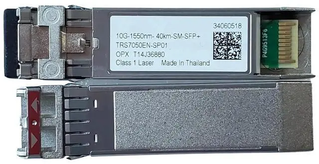 Alt view image 3 of 4 - 1PCS SFP 40KM 10G Transceiver 10G-1550NM-40KM-SM-SFP+ S4017567 OSX040A00 34060796 10GB 40KM Fiber Optical Module