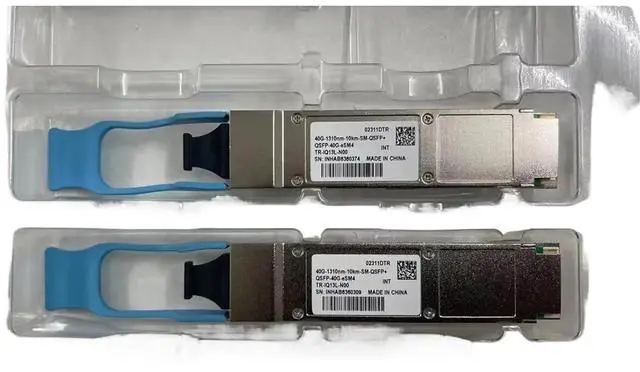 Alt view image 2 of 4 - 1pcs QSFP 40G ESM4 02311DTR MPO Interface 40GB 10KM Optical Transceiver QSFP+ 40G Single Mode 1310NM 10KM MPO