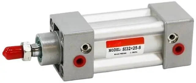 Main image of Adjustable Pneumatic Mechanical Cylinder | For Piston Type Square Metal Cylinder, Adjustable Pneumatic Mechanical Cylinder(32x150)