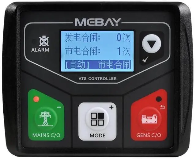 Alt view image 3 of 6 - ATS Controller Panel ATS320 AC ATS320DC For Generator Dual Power Automatic Transfer Switch Control Module With USB Port | ATS Controller Panel ATS320 AC ATS320DC For Generator Dual Power Automatic ...