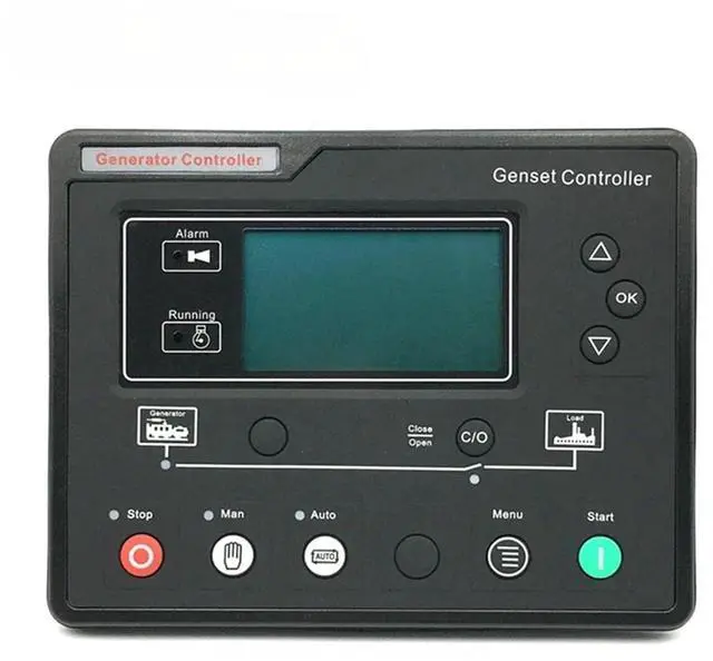 Main image of HGM6120U HGM6110U Generator Controller Display Auto Start Stop Control Panel Module 6120U 6110U Genset Part