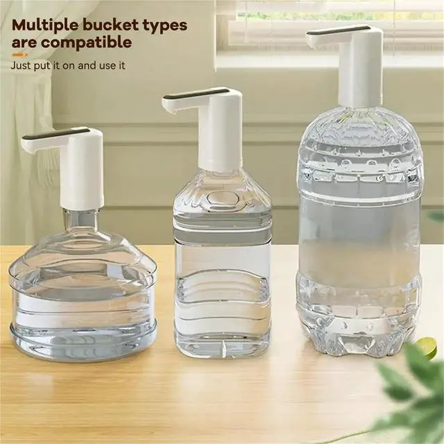 Alt view image 3 of 3 - Double Pumps Powerful Automatic Water Dispenser Portable Water Gallon Bottle Switch Pump USB Charging for Home Kitchen Office(No.16)