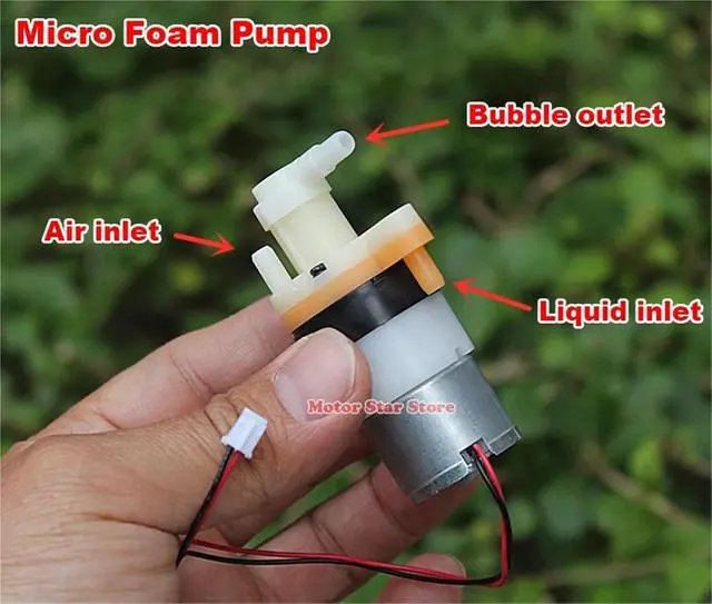 Alt view image 3 of 5 - 1pcs 3V 3.7V Small Mini 310 Soap Pump Foam Pump Self-priming Liquid Pump DIY Hand Washer Spraying Machine Automatic Soap Dispenser