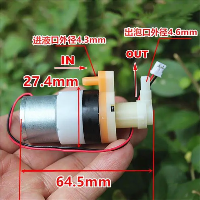 Alt view image 2 of 5 - 1pcs 3V 3.7V Small Mini 310 Soap Pump Foam Pump Self-priming Liquid Pump DIY Hand Washer Spraying Machine Automatic Soap Dispenser