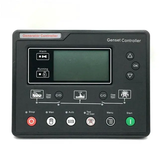 Main image of HGM6120U HGM6110U Generator Controller Display Auto Start Stop Control Panel Module 6120U 6110U Genset Part