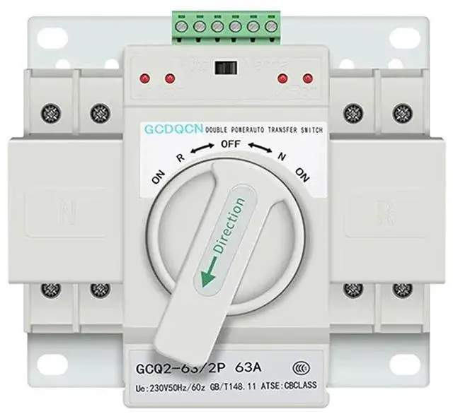 Main image of Dual power automatic transfer switch 220V inverter photovoltaic intelligent switching 4P three-phase four-wire ATS controller | Dual power automatic transfer switch 220V inverter photovoltaic intel...