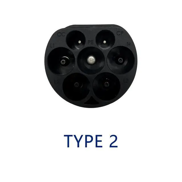 Alt view image 3 of 5 - 1pcs Adaptor 32A Type 2 to GBT and Type2 to Type1 and EV Adapter Charger Charging Connector(Type2 to Type1)