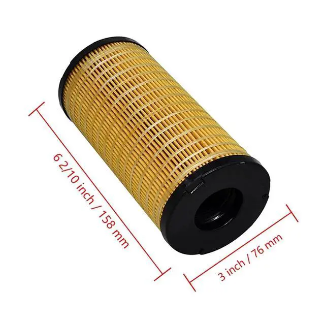 Alt view image 2 of 5 - 2 Pcs Fuel Filter Element 4816636 26560201 Compatible with Engine 100 Series 1104A-44 1104A-44T 1104A-44TA