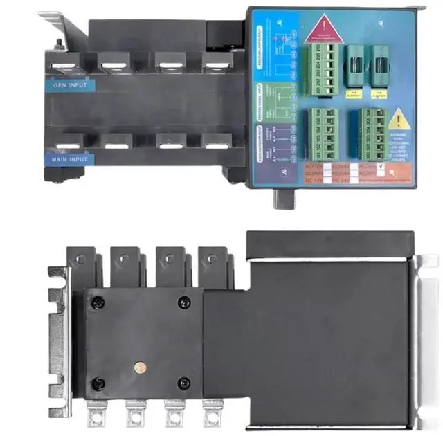 Alt view image 3 of 4 - 400A 630A 4P ATS Controller Dual Power Automatic Transfer Switch 220v | 400A 630A 4P ATS Controller Dual Power Automatic Transfer Switch 220v Control Voltage Electric Diese(630A)