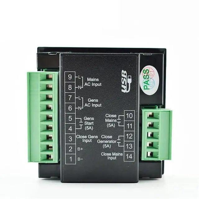 Alt view image 2 of 3 - ATS106 diesel generator ats controller | ATS106 diesel generator ats controller automatic transfer switch panel auto manual changeover USB LE
