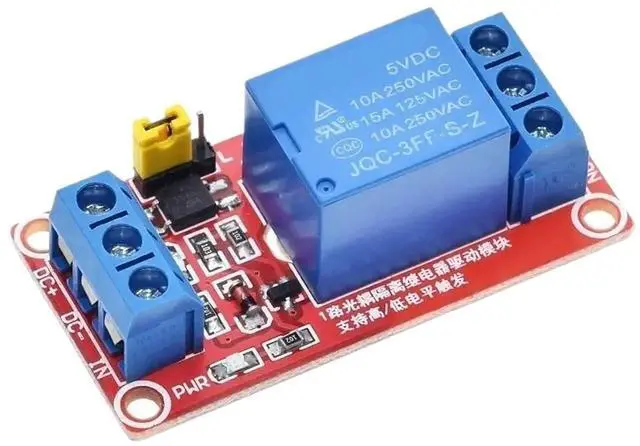 Main image of 1pcs Relay Module 1 2 4 6 8 Channel 5V 12V Relay Module Board Shield with Optocoupler(12V 1 Channel Red)