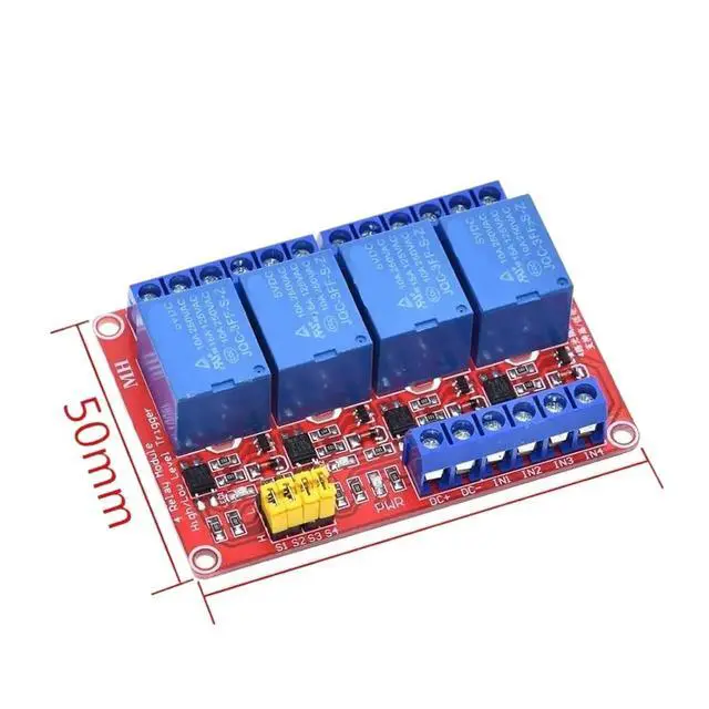 Alt view image 2 of 2 - 1pcs Relay Module 1 2 4 6 8 Channel 5V 12V Relay Module Board Shield with Optocoupler(5V 1 Channel Red)