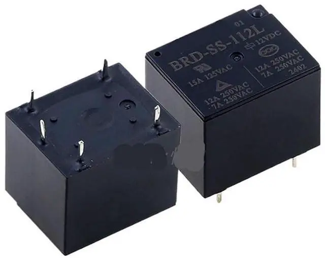 Main image of 1pcs Relay BRD-SS-112L 12VDC 5-pin T73 DC12 15A/12A 12V