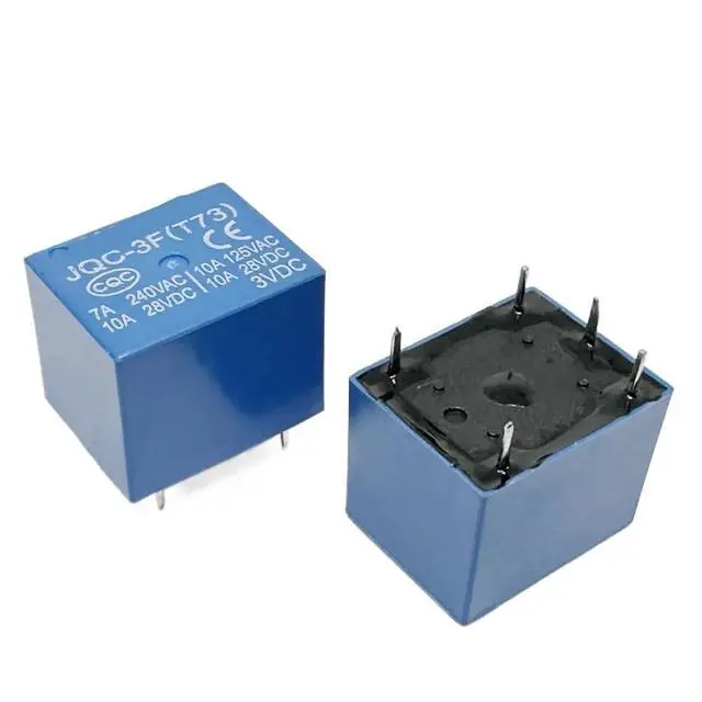 Alt view image 3 of 5 - 1pcs JQC-3F(T73) 3V/5V/9V/12V/24VDC ; (T73C-9V/12V/24V) Relay 5pins(JQC-3F(T73)-12VDC-1.)