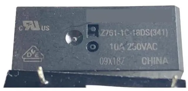 Main image of 1pcs AZ761-1C-18DS Setler Relay AZ761-1C-18DS (341) 18VDC 10A Five pin