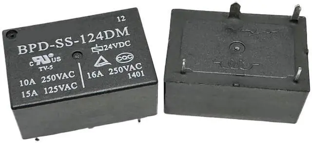 Alt view image 2 of 2 - 1pcs BPD-SS-105DM ; BPD-SS-112DM ; BPD-SS-124DM ; (7520A-5V/12V/24V-16A) Relay 4pins(BPD-SS-112DM 12V)