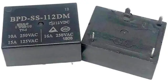 Main image of 1pcs BPD-SS-105DM ; BPD-SS-112DM ; BPD-SS-124DM ; (7520A-5V/12V/24V-16A) Relay 4pins(BPD-SS-112DM 12V)