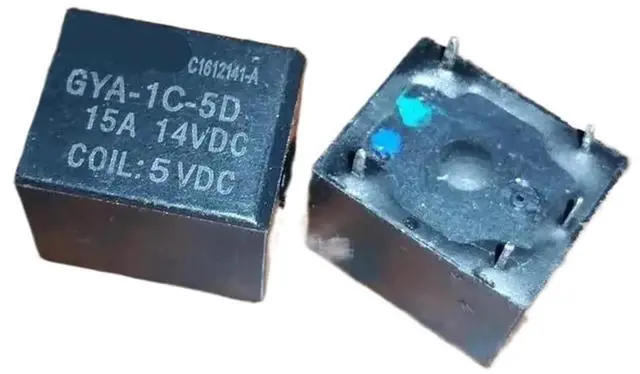 Alt view image 2 of 2 - 1pcs GYA-1C-5D ; GYA-1C-12D (T73-1C-5V-15A-30ohm) Relay 5 pins(GYA-1C-5D 5V)