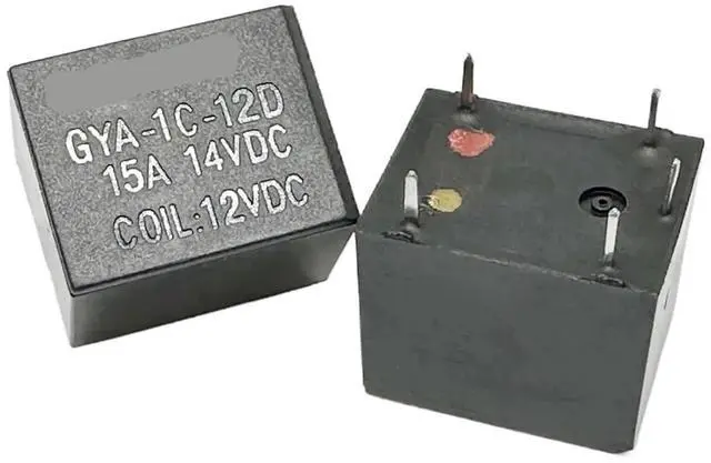Main image of 1pcs GYA-1C-5D ; GYA-1C-12D (T73-1C-5V-15A-30ohm) Relay 5 pins(GYA-1C-12D 12V)