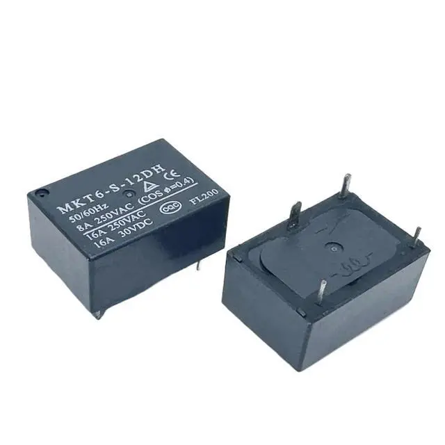 Alt view image 2 of 3 - 1pcs MKT6-S-05DH ; /09DH ;/12DH ; /24DH ; (7520A-5V/9V/12V24V-16A) Relay 4pins(MKT6-S-24DH)