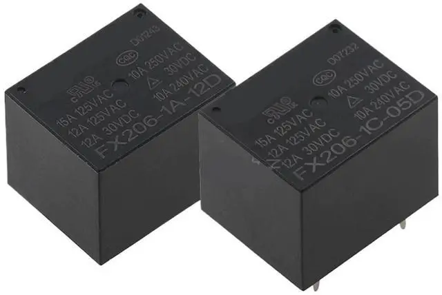 Main image of 1Pcs Relay FX206-1C-05D FX206-1C-12D FX206-1C-24D 4Pin 5Pin 15A Compatible HF3FF NT73 SRD-5V 12V 24V Power Relay(FX206-1A-24D (24V4P))