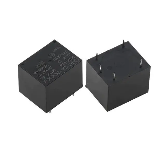 Alt view image 4 of 4 - 1Pcs Relay FX206-1C-05D FX206-1C-12D FX206-1C-24D 4Pin 5Pin 15A Compatible HF3FF NT73 SRD-5V 12V 24V Power Relay(FX206-1A-24D (24V4P))