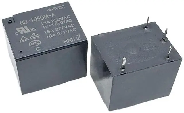 Main image of 1pcs RD-105DM-A (T73A-5V-15A) Relay 4pins
