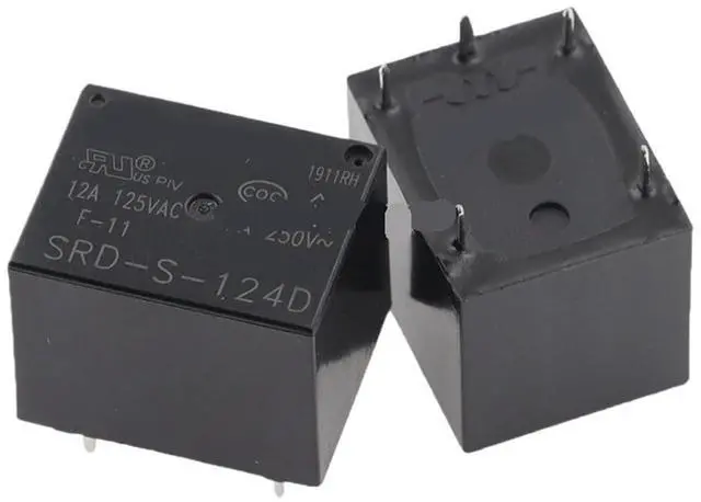 Main image of 1pcs SRD-S -105D 112D 124D 5-pin 10A Relay 109D SRD-S-112D4(SRD-S- 124D)
