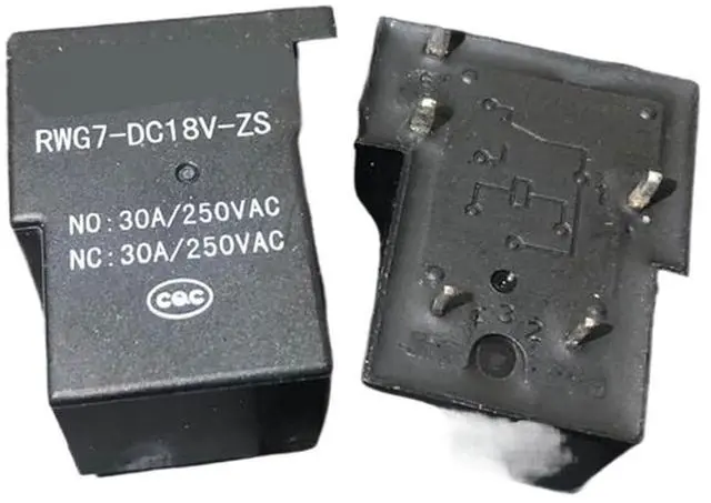 Main image of 1pcs RWG7-DC18V-ZS (T90-1C-5P-18V-30A) Relay 5pins