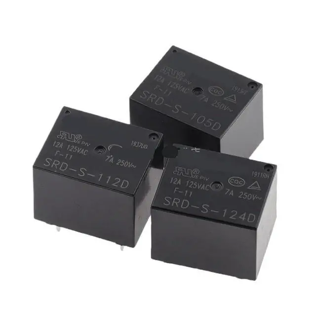 Alt view image 2 of 2 - 1pcs SRD-S -105D 112D 124D 5-pin 10A Relay 109D SRD-S-112D4(SRD-S- 124D)