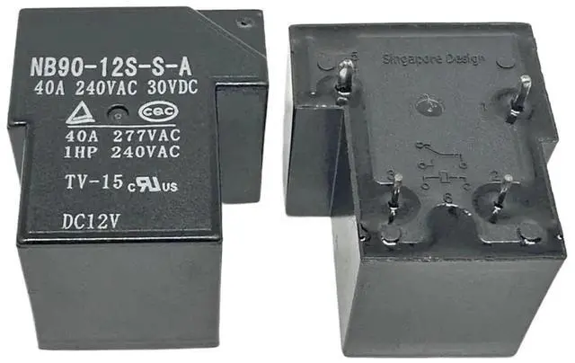 Main image of 1pcs NB90E-12S-S-A ; NB90E-24S-S-A ; NB90-12S-S-A (T90A4-12V/24V-30A/40A) Relay 4pins(NB90-12S-S-A 12V-40A)