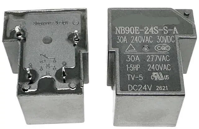 Main image of 1pcs NB90E-12S-S-A ; NB90E-24S-S-A ; NB90-12S-S-A (T90A4-12V/24V-30A/40A) Relay 4pins(NB90E-24S-S-A 24V)