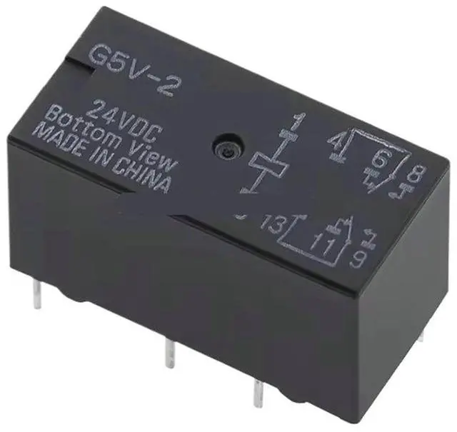 Main image of 1pcs Relay G5V-2 G5V-2-H1 G5V-2-5VDC G5V-2-12VDC G5V-2-24VDC G5V-2-H1-5VDC G5V-2-H1-12VDC G5V-2-H1-24VDC 5V 12V 24V 8-pin(G5V-2-24VDC)