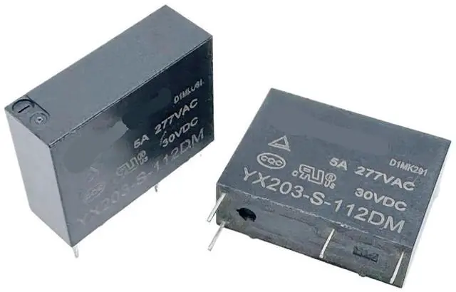 Main image of 1pcs YX203-S-112DM (46F1-12V-5A) Relay 4pins