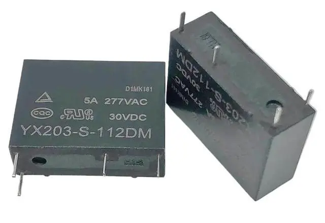 Alt view image 2 of 2 - 1pcs YX203-S-112DM (46F1-12V-5A) Relay 4pins