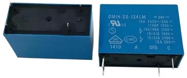 Main image of 1pcs/lot Relay:OMIH-SS-112LM OMIH-SS-124LM 12V 24V 4pins 16A Power Relay(OMIH-SS-124LM)