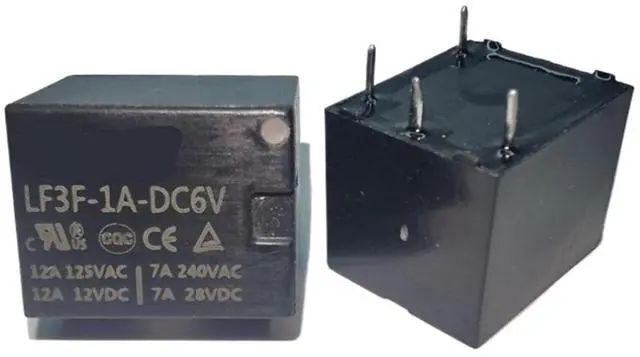 Main image of 1pcs LF3F-1A-DC6V (T73-1A-6V-7A) Relay 4pins
