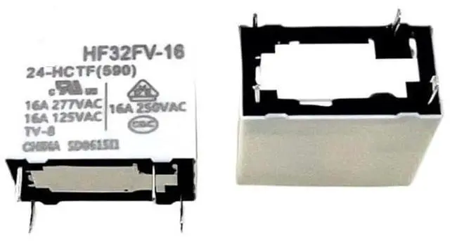 Alt view image 3 of 5 - 1pcs HF32FV-16-5/12/24-HCTF (590) 4-pin 16A277VAC Hongfa Relay 5V12V24(HF32FV-16-24-HCTF590)