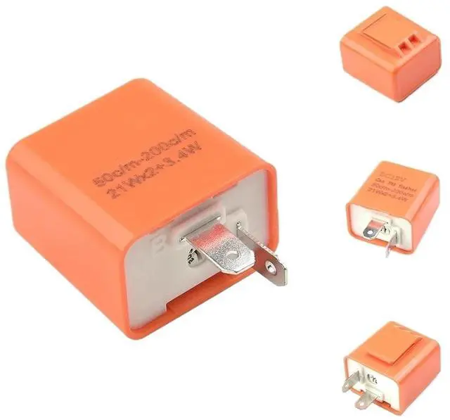 Alt view image 3 of 4 - 1pcs 2 PIN LED Indicator Flasher Relay A+SMD Chip Technology Turn Signal
