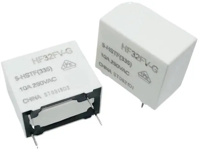 Main image of 1pcs HF32FV-G 5-HSTF(590) ; HF32FV-G 5-HSTF(335) ; (32F-1A-5V-10A) Relay 4pins(HF32FV-G 5-HSTF(335))