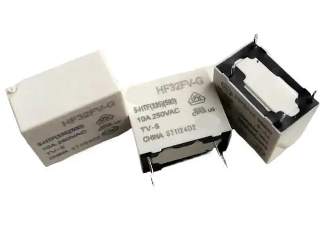 Alt view image 4 of 4 - 1pcs HF32FV-G 5-HSTF(590) ; HF32FV-G 5-HSTF(335) ; (32F-1A-5V-10A) Relay 4pins(HF32FV-G 5-HSTF(335))