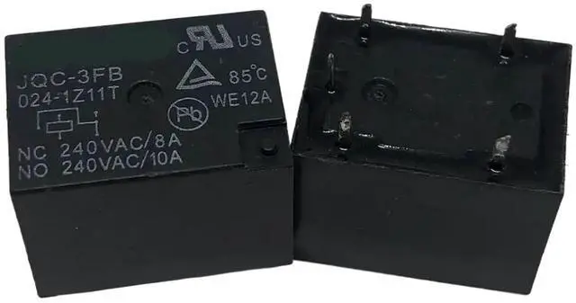 Main image of 1pcs JQC-3FB 024-1Z11T (4123-1C-24V-10A) Relay 5pins