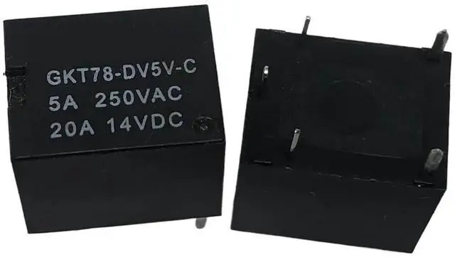 Alt view image 3 of 3 - 1pcs GKT78-DV5V-C (T78C-5V-20A) Relay 5pins