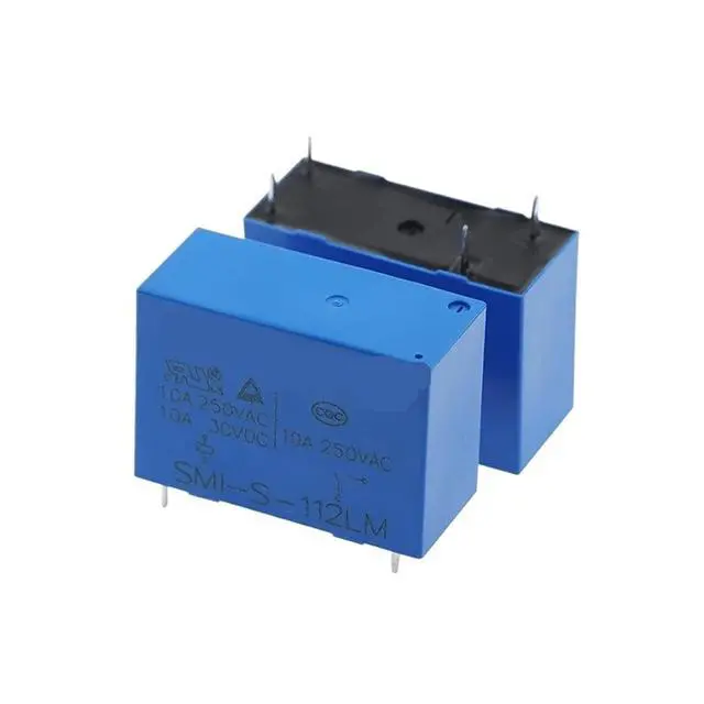 Main image of 1pcs Relay SMI-S-105LM SMI-S-112LM SMI-S-124LM 4PIN 10A Compatible SMI-05V 12V 24VDC-SL-A HRMH-S DC5V 12V 24V(SMI-S-112LM (12V))