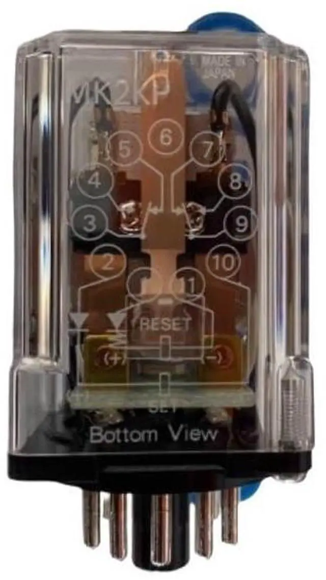 Main image of 1pcs Dual Coil Relay with 2 Open and 2 Closed MK2KP 220V AC110(MK2KP-220VAC)