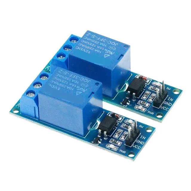 Main image of 1pcs Circuit 5 12V Relay Module with optocoupler Isolation Relay(High 5V)