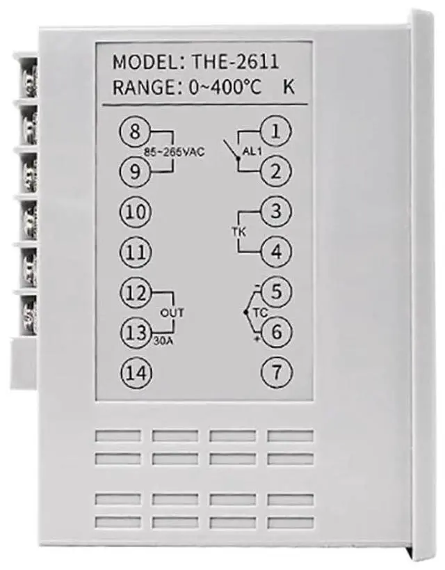 Main image of 1pcs Control Instrument THE-2511 THE-2611 Relay/SSR Output Digital Display PID Controller AC 85-265V(Relay Output)