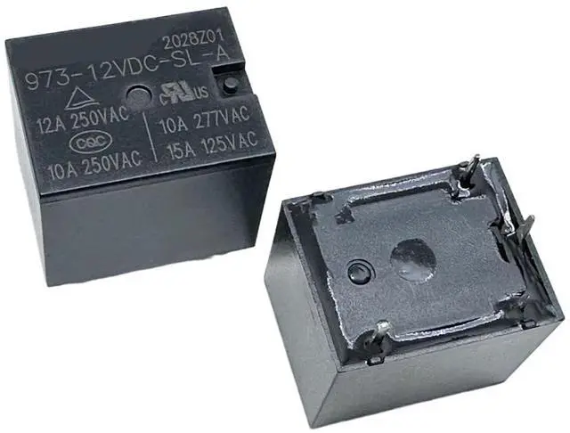 Main image of 1pcs 973-5VDC-SL-A-X ; 973-9VDC-SL-A ; 973-12VDC-SL-A ; 973-24VDC-SL-A ; 973-24VDC-SL-B (T73A-10A/12A/15A) Relay 4pins(Blue)