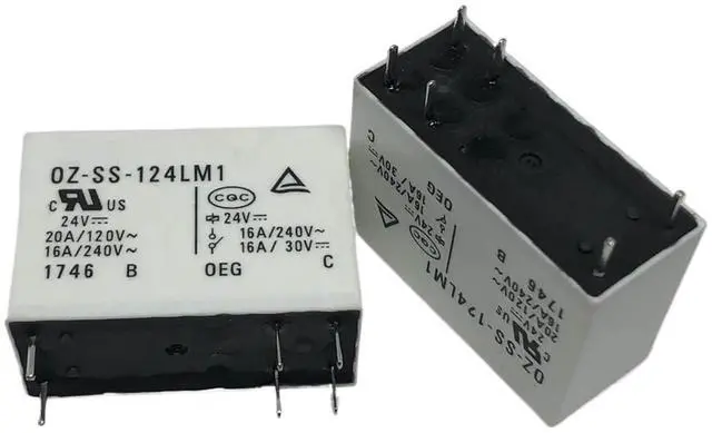 Alt view image 2 of 2 - 1pcs OZ-SH-112LM1 ; OZ-SS-124LM1/124DM1 ; OZT-SH-124LM1 ; (14FA6-24V/12V-16A) Relay 6pins(OZ-SH-112LM1 12V)